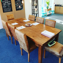 Our theory room set up ready for a group soapmaking course