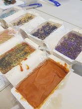 Lots of lovely soap batches that were made on a course